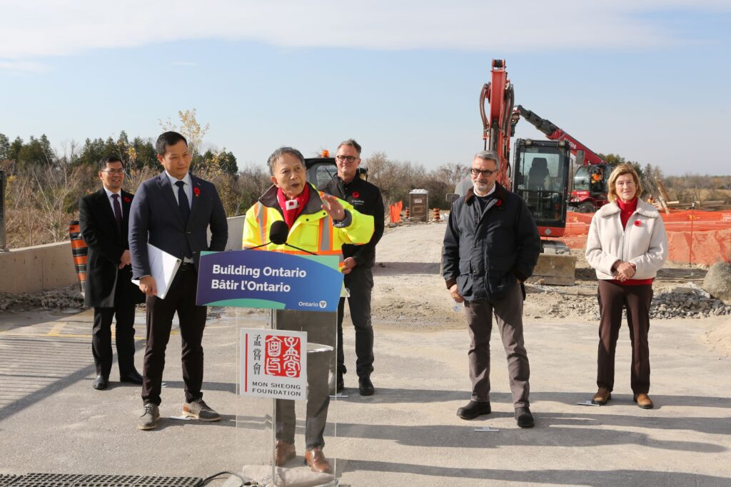Ground-breaking ceremony of Mon Sheong Dr. Paul Woo Long-Term Care Centre